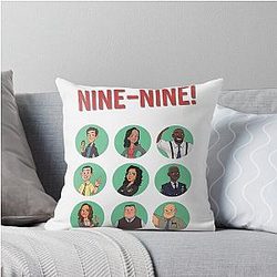 Brooklyn Nine Throw Pillow