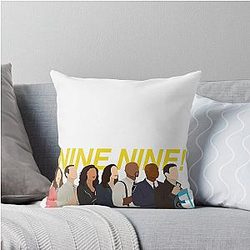 Nine Squad Throw Pillow