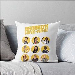Brooklyn Nine Throw Pillow