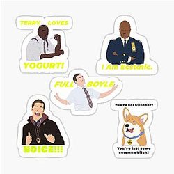 Brooklyn Nine Nine Sticker Pack
