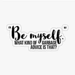Brooklyn Nine Nine: Be Myself Sticker