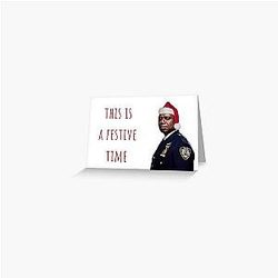 Brooklyn Nine Nine Captain Holt Christmas Cards Meme Cards