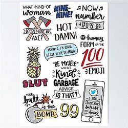Brooklyn Nine-Nine TV Show Art Poster