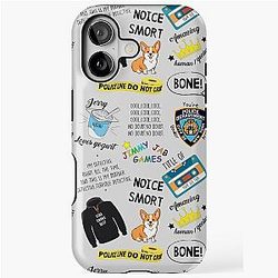 Nine Doodle iPhone Tough Case
