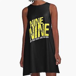 Nine Cool Logo A-Line Dress