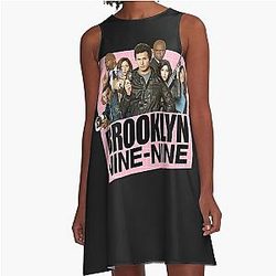 Brooklyn Nine Nine Pink Classic A-Line Dress