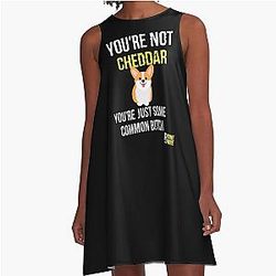 You are not Cheddar - Funny Holt Quote - Awesome Brooklyn Nine Nine  A Line Dress