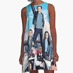 Brooklyn Nine (Nine) A Line Dress