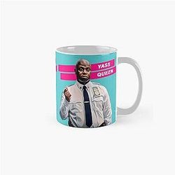Yass Queen Captain Holt Gay Card Brooklyn Nine Nine Classic Mug