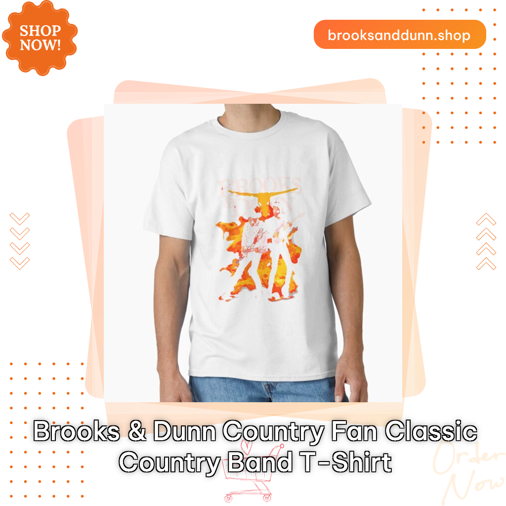 Brooks & Dunn Country Fan Classic Country Band T-Shirt