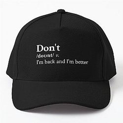 Bryson Tiller Aesthetic Motivational Hip Hop R&B Black Baseball Cap