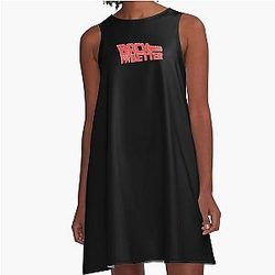 Bryson Tiller Aesthetic Motivational Hip Hop R&B Black A-Line Dress