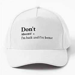 Bryson Tiller Aesthetic Motivational Hip Hop R&B Lyrics Baseball Cap