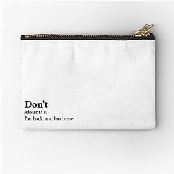 Bryson Tiller Aesthetic Motivational Hip Hop R&B Pouch