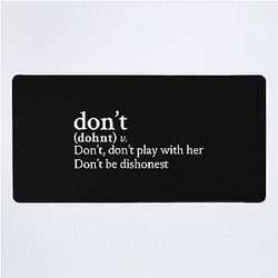 Don't by Bryson Tiller Stick Desk Mat