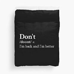 Bryson Tiller Aesthetic Hip Hop R&B Black Duvet Cover