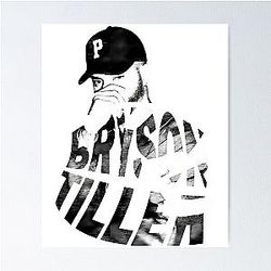 Bryson Tiller Rapper Typography Poster