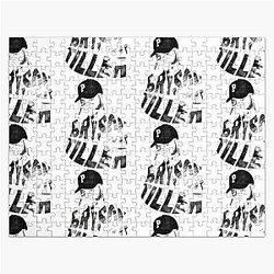 Bryson Tiller Rapper Typography Jigsaw Puzzle