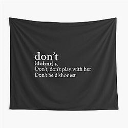 Don't by Bryson Tiller Stick Tapestry