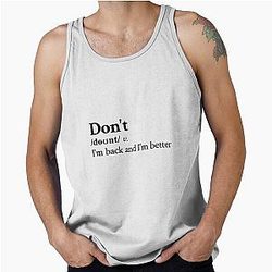 Bryson Tiller Aesthetic Motivational Hip Hop R&B T-Shirt Lyrics Tank Top
