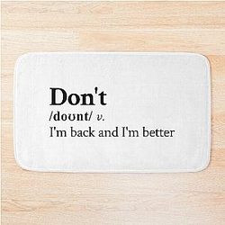 Bryson Tiller Aesthetic Motivational Hip Hop R&B Quote Lyrics Bath Mat