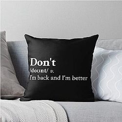 Bryson Tiller Aesthetic Hip Hop R&B Black Throw Pillow