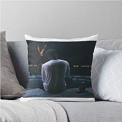 She loves me not Bryson Tiller Throw Pillow