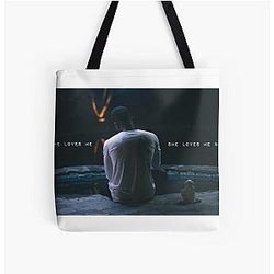 She loves me not Bryson Tiller All Over Print Tote Bag