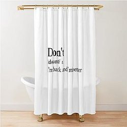Bryson Tiller Aesthetic Motivational Hip Hop R&B Lyrics Shower Curtain