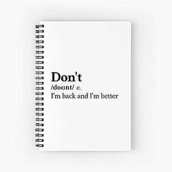 Bryson Tiller Aesthetic Motivational Hip Hop R and B Notebook