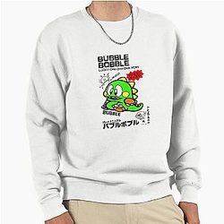 Bubble Bobble Japanese Pullover Sweatshirt