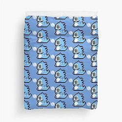 Pixel Bubble Bobble Duvet Cover