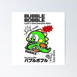 Bubble Bobble Japanese Poster