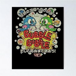 Bubble Bobble Poster 1986