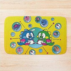 Bubble Bobble MSX Bath Mat