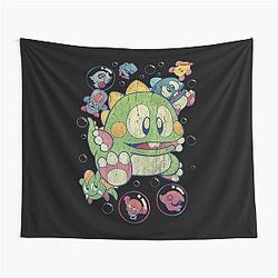 Bubble Bobble Vintage Action Tapestry