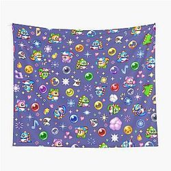 Bubble Bobble Blue Tapestry
