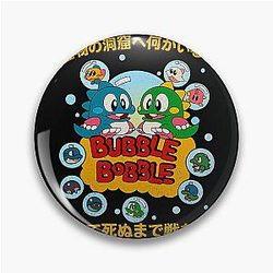 Bubble Bobble 1986 Pin