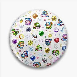 Bubble Bobble - White Ball Pin