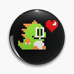 Pixel Bubble Bobble Classic T-Shirt Pin