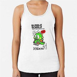 Bubble Bobble Japanese Racerback Tanktop