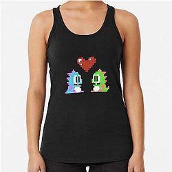 Bubble Bobble Racerback Tank Top
