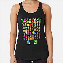 Bubble Food Racerback Tank Top