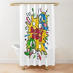 Bubble Bobble Shower Curtain