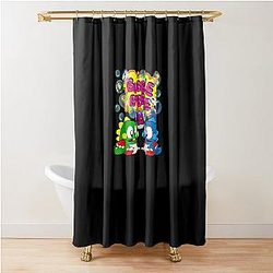 Bubble Bobble Shower Curtain