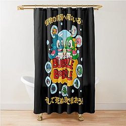 Bubble Bobble 1986 Shower Curtain