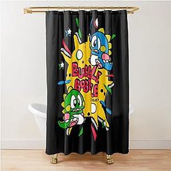 Bubble Bobble Classic T-shirt Shower Curtain