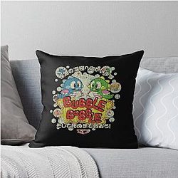 Bubble Bobble 1986 Pillow