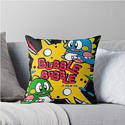 Bubble Bobble Classic Throw Pillow
