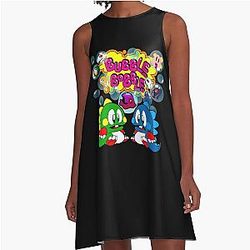 Bubble Bobble Retro Aline Dress